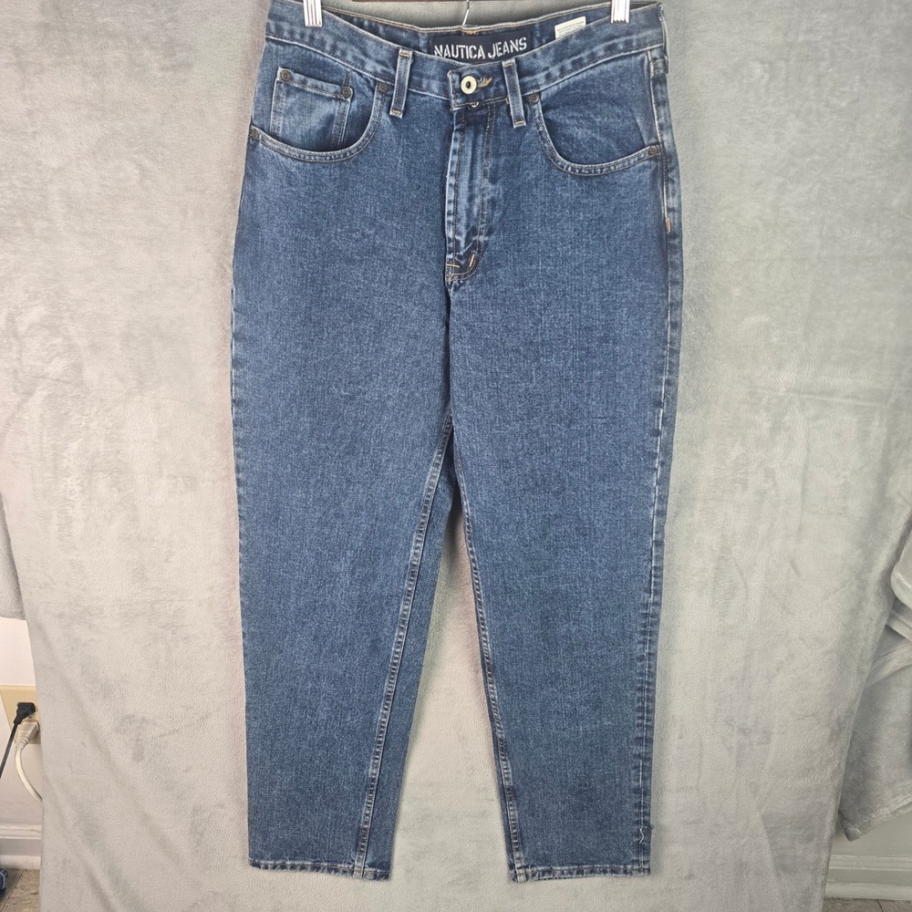 Vintage Nautica Jeans Company Easy Fit Blue Denim Made in USA 9P3500-431 31x34